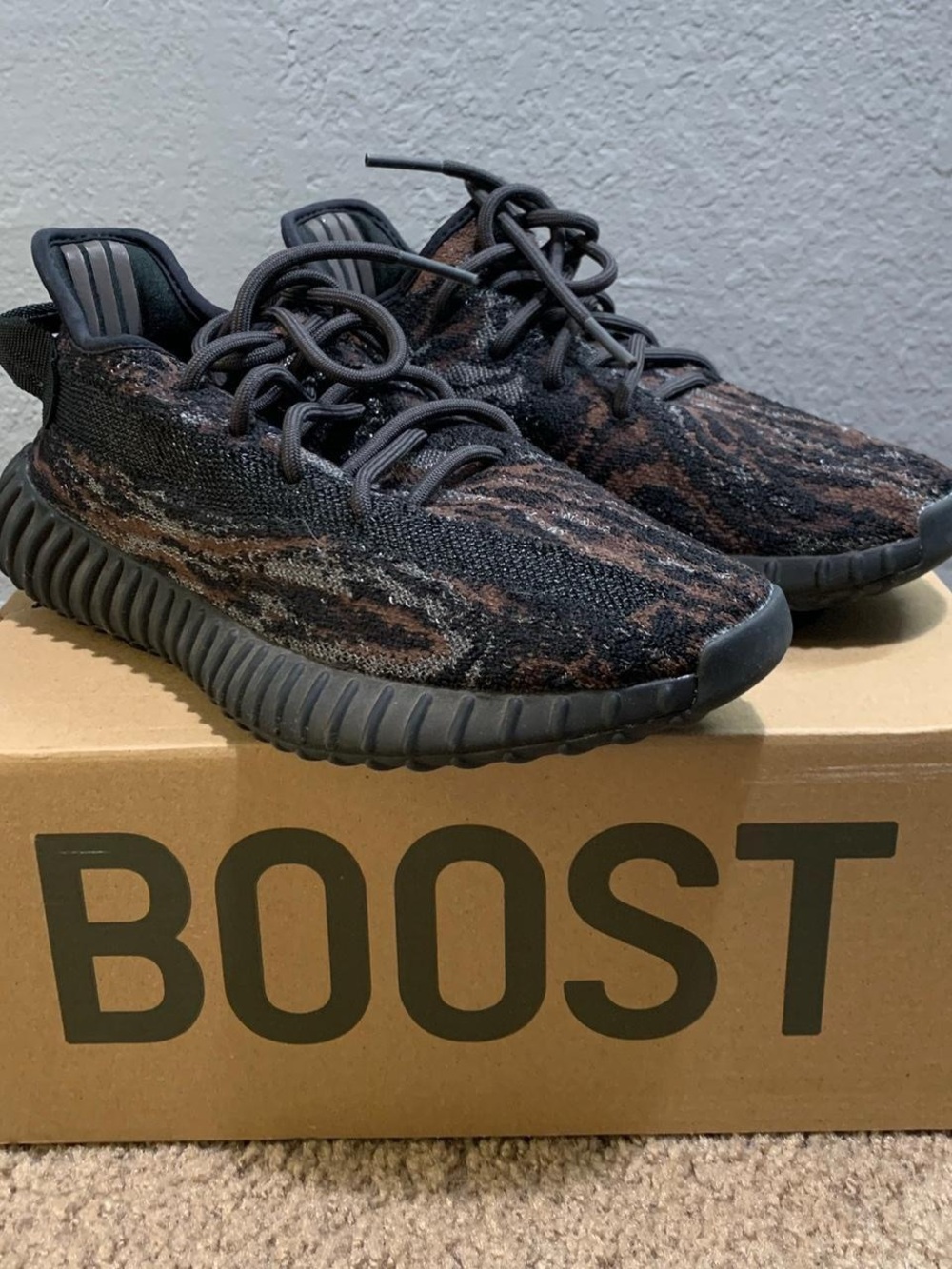 adidas Yeezy Boost 350 V2 — Black & Brown Men's Sneakers